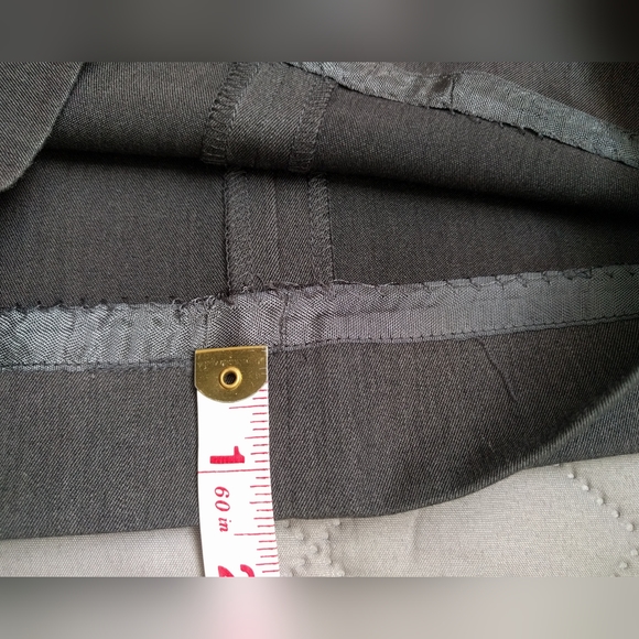 Anne Klein Dress Trouser High Rise Stretch Grey Size 14 - Picture 10 of 10